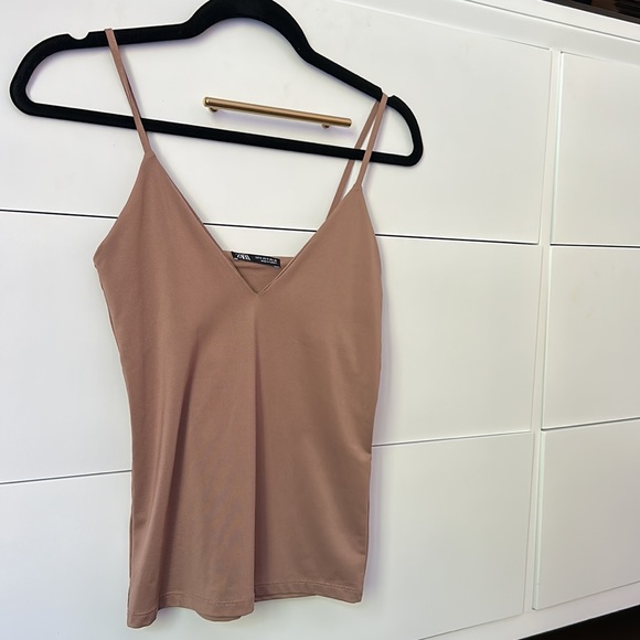 Zara beige tank top size S - Picture 4 of 5